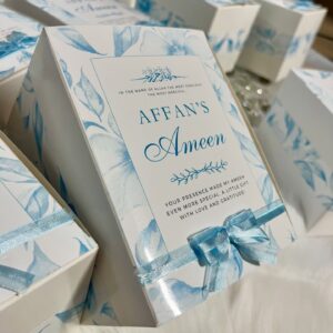 Rectangle Blue Serenity - Ameen Customized Gift Box